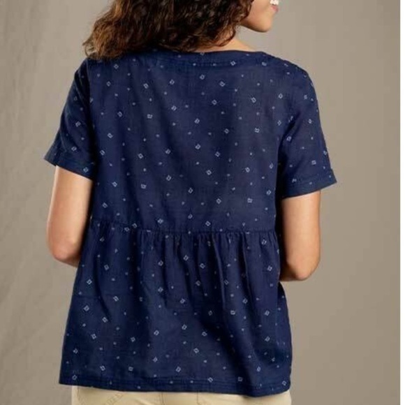 Toad&Co Indigo Swing Top - Picture 5 of 6